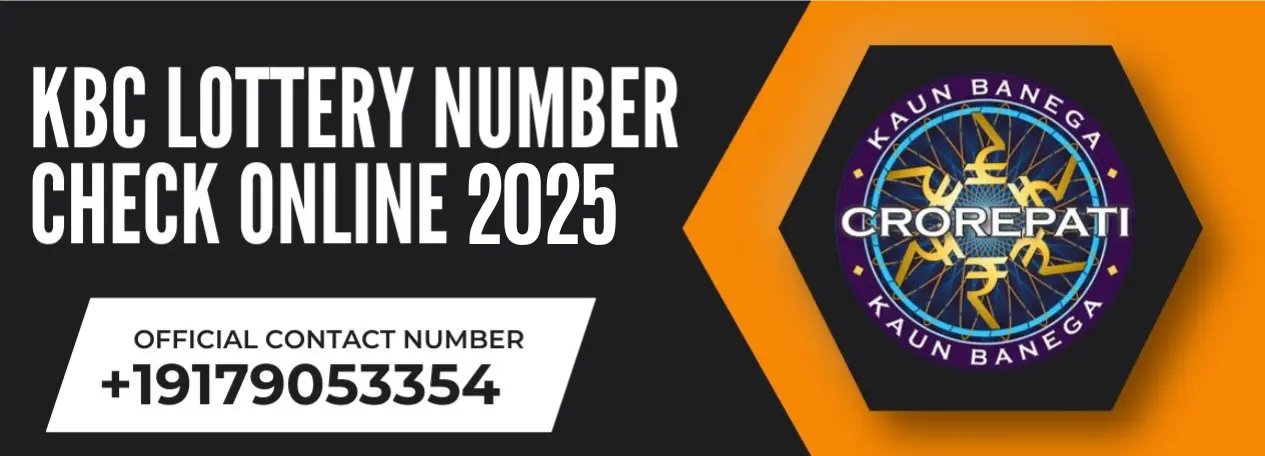 KBC Lottery Number Check Online 2025